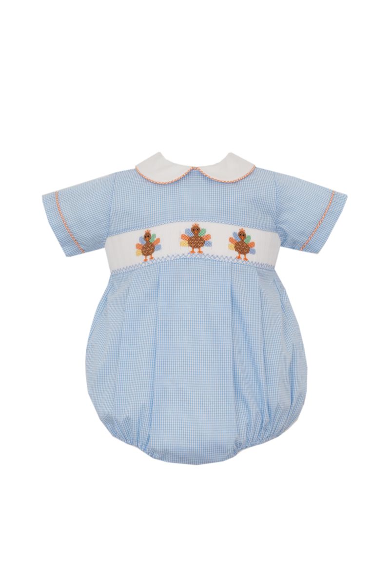 Turkey Blue Check Bubble