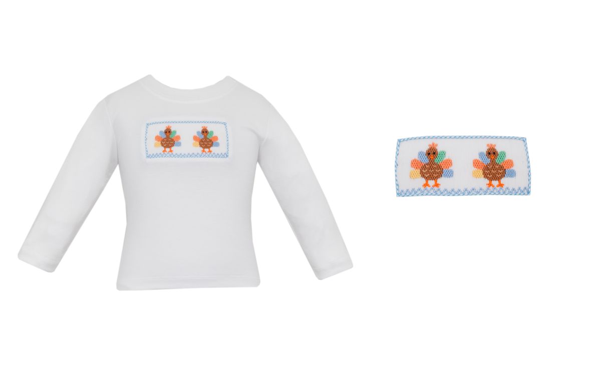 Turkey Boys - White Knit T-shirt L/S