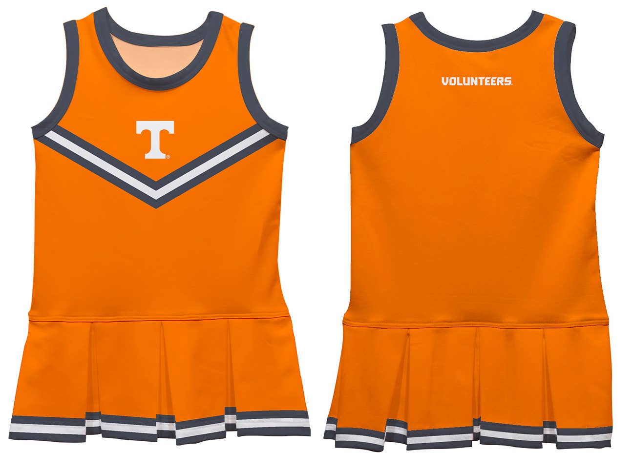 Tennessee Vols Orange Sleeveless Cheerleader Dress