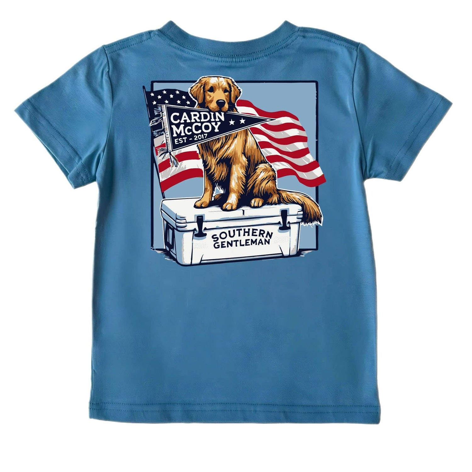 Kids' Patriotic Southern Gentleman Short-Sleeve Tee