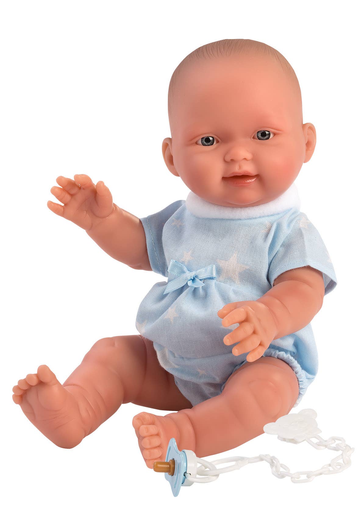 10.2" Anatomically-Correct Baby Doll Braydon With Swaddle Bl