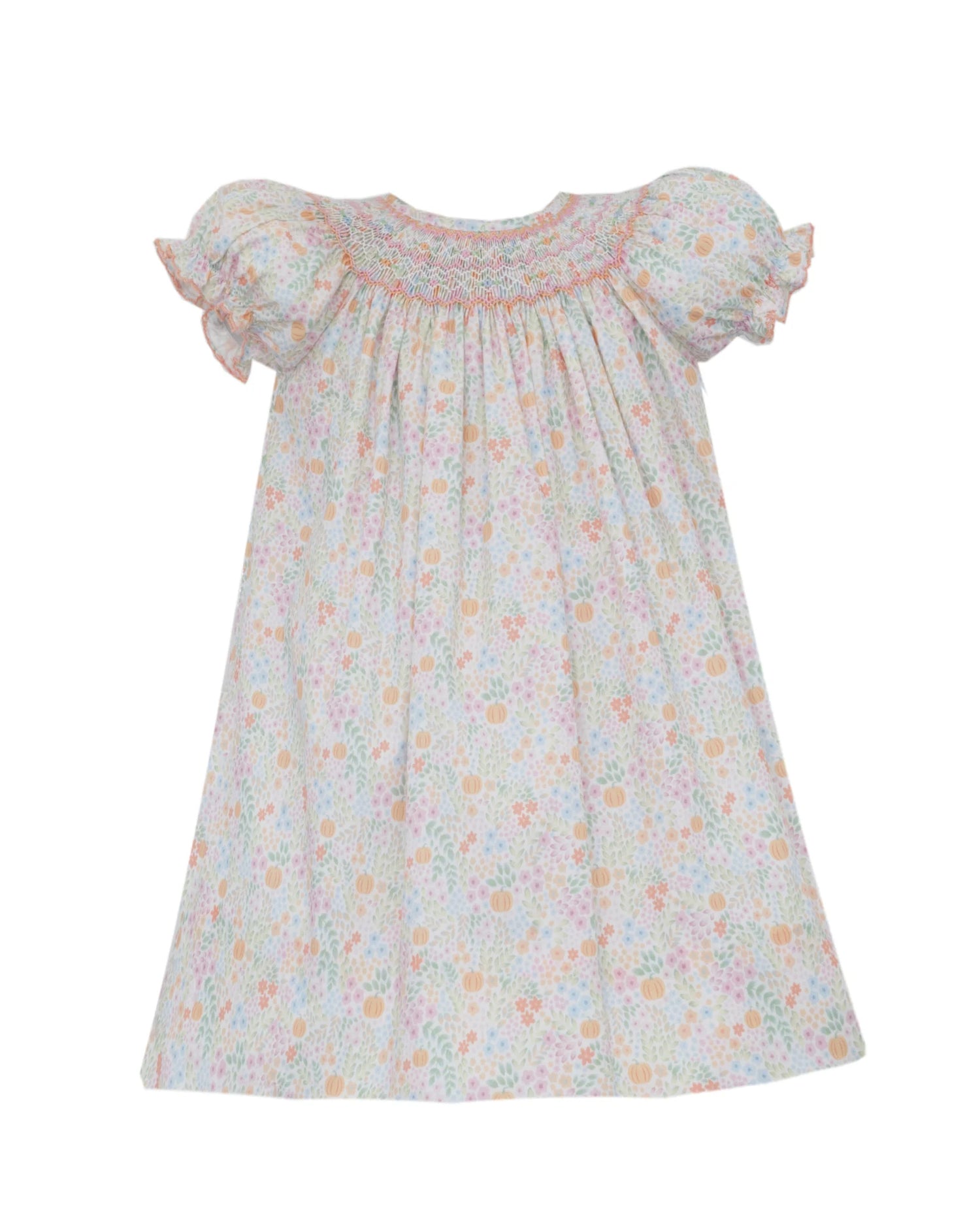 Pumpkin Print Dress