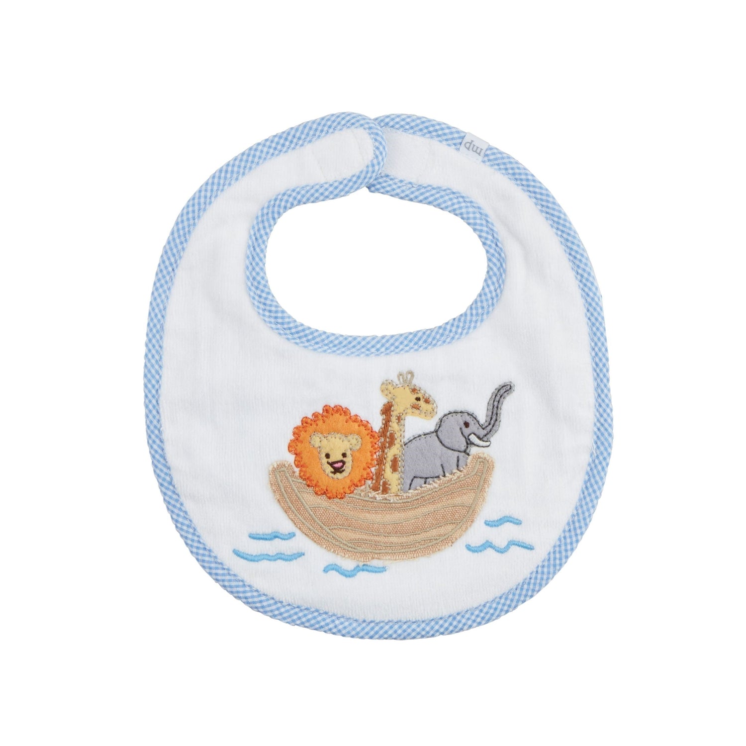 Noahs Ark Bib Blue