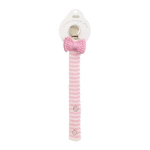 Pink Bow Crochet Pacy Strap
