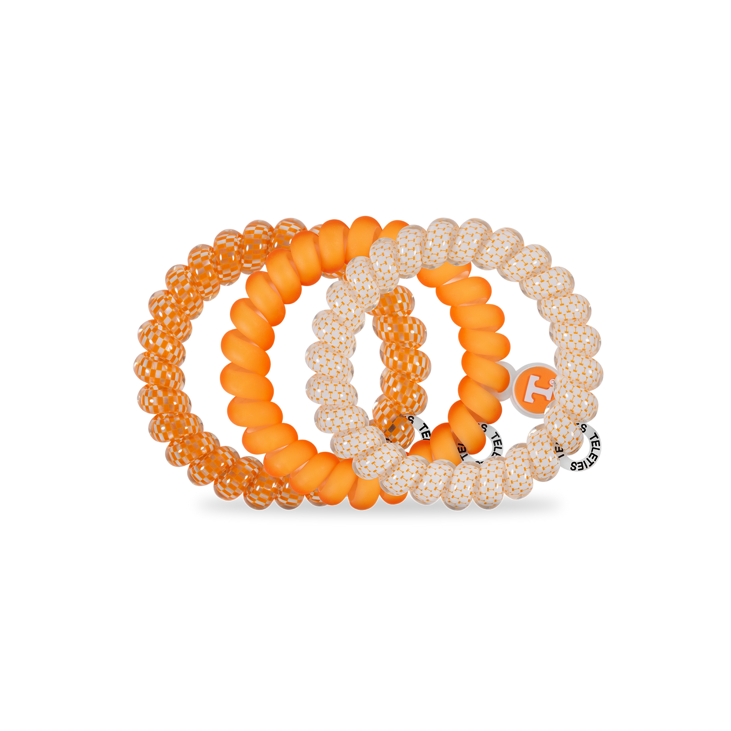 Spiral Hair Coils | Large | Go Vols! Hair Ties