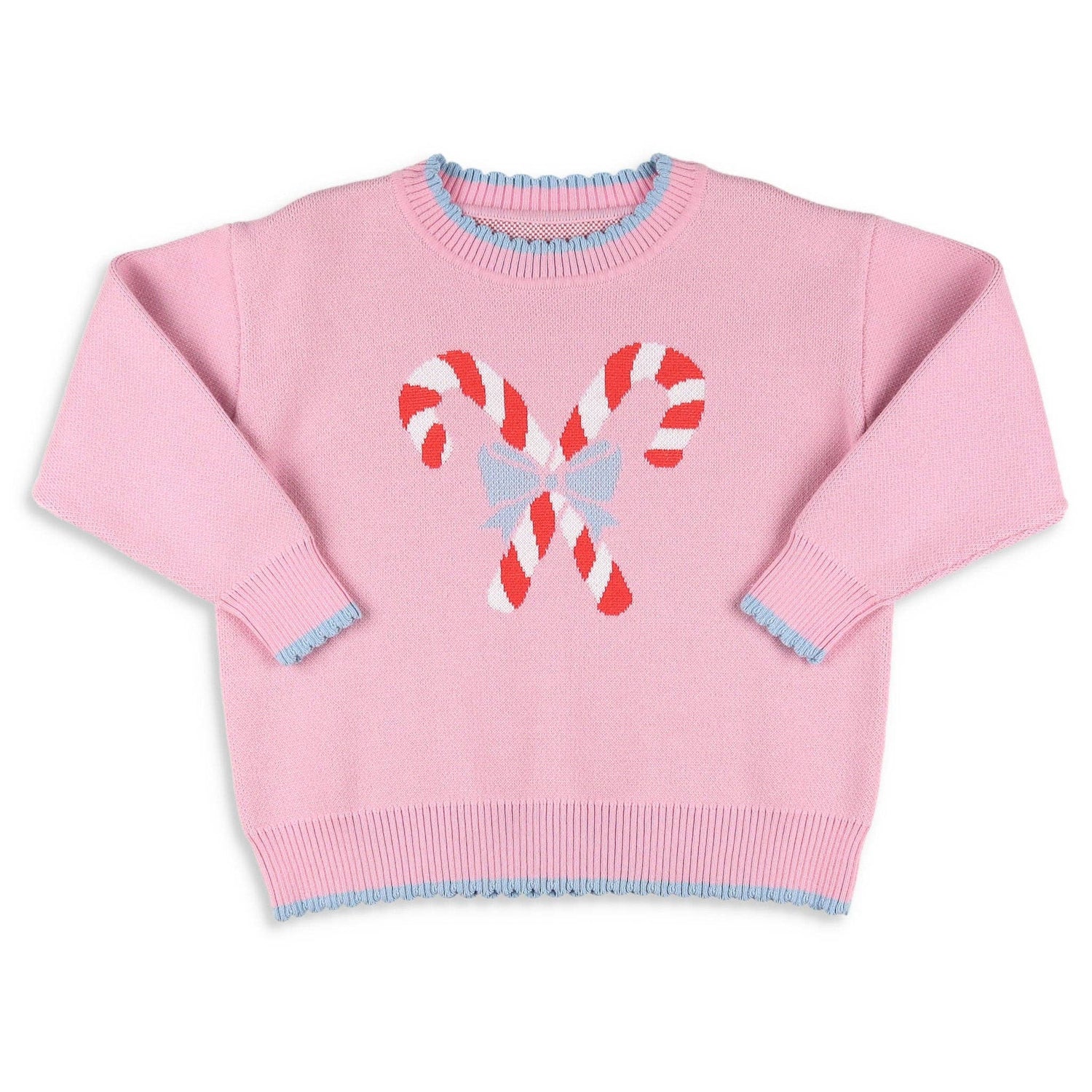 Girls Sweater - Candy Canes