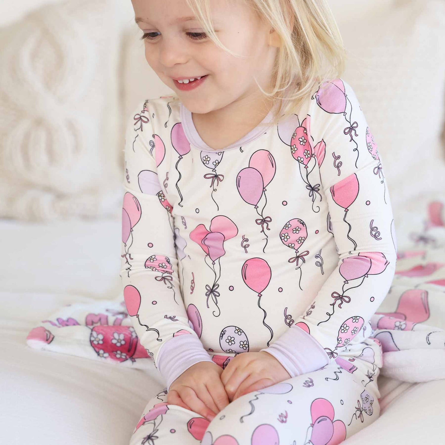 Party Time Two Piece Pajama Set | Pink