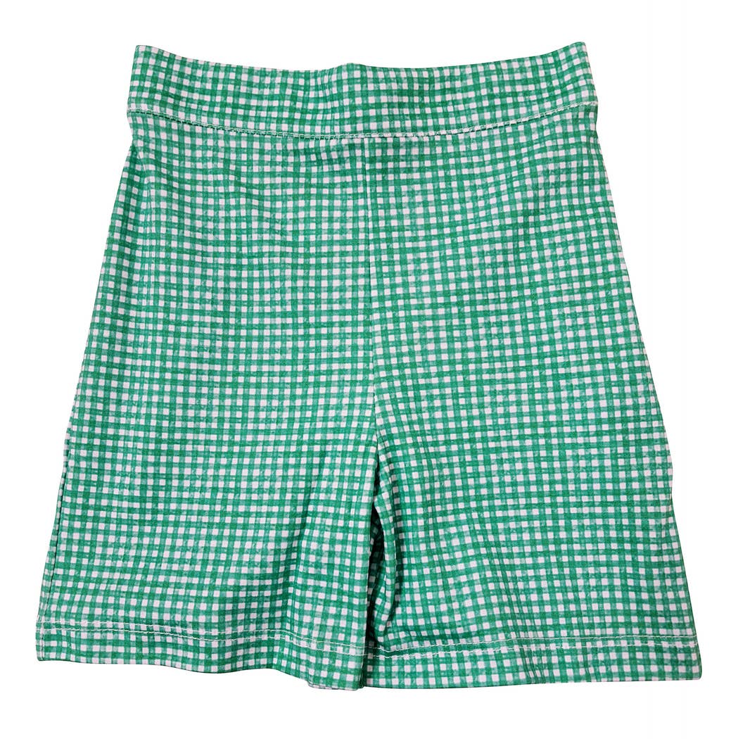 Christmas Nutcracker white top and green boy short set