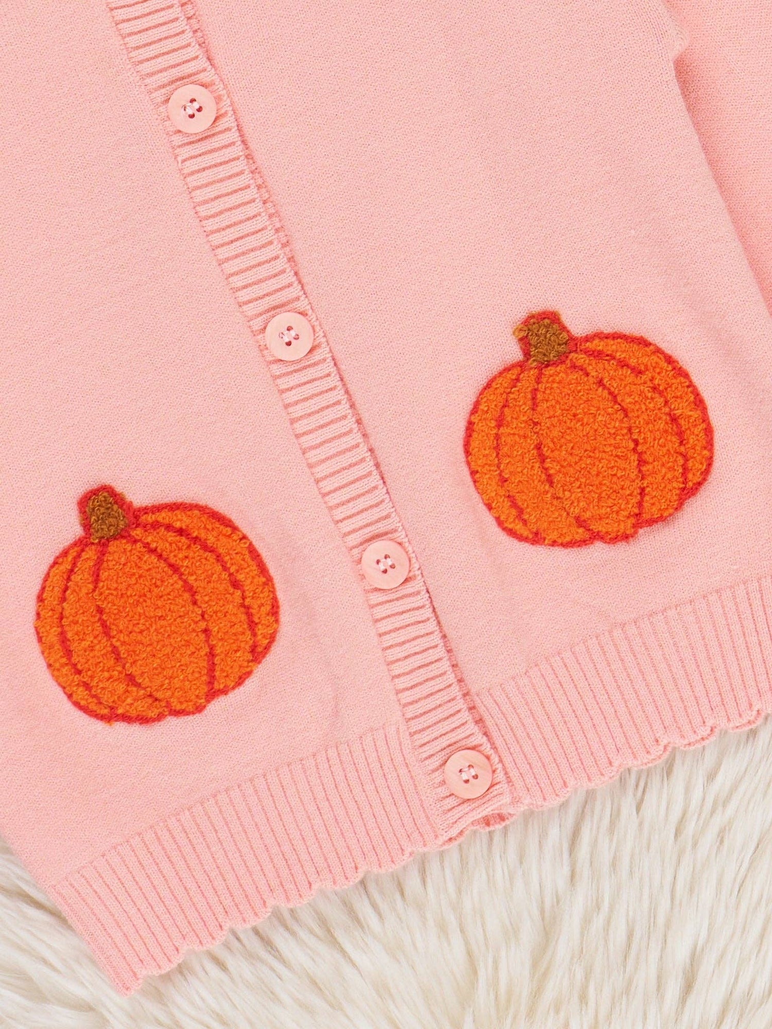 Pretty in Pumpkin Cardigan Sweater
