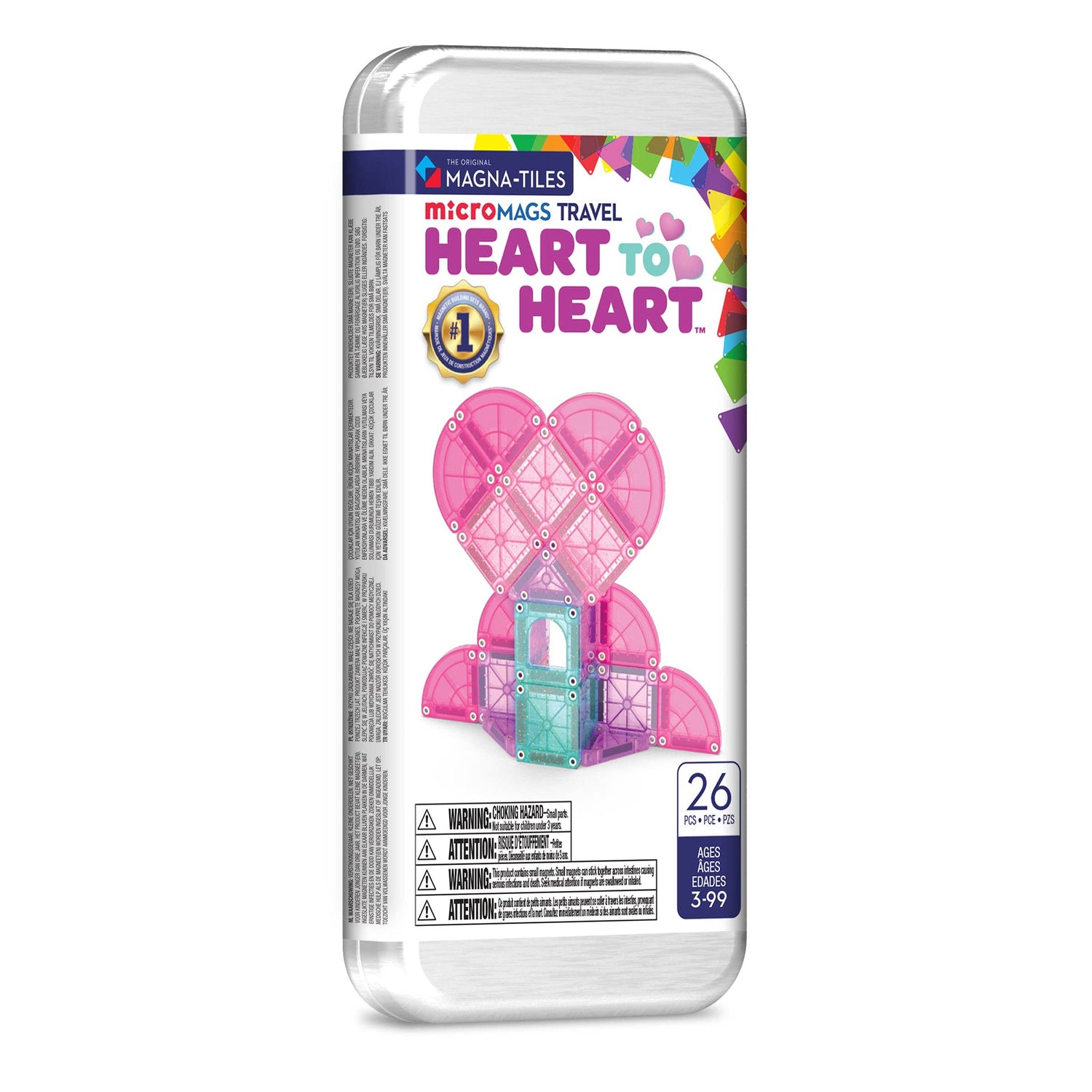 MicroMAGS Heart to Heart 26 Piece Travel Set