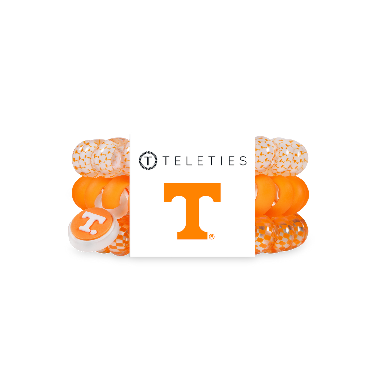 Spiral Hair Coils | Large | Go Vols! Hair Ties