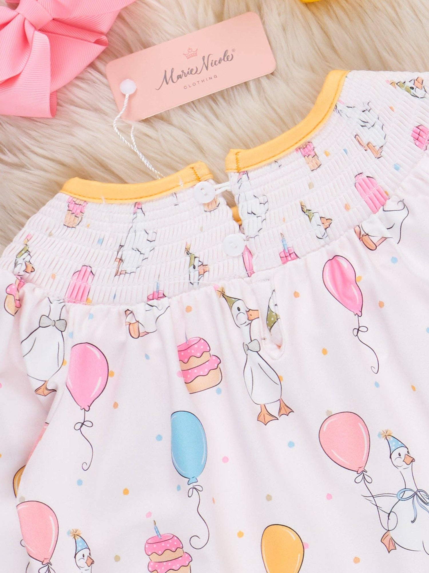 Balloon Bash Smocked Dress