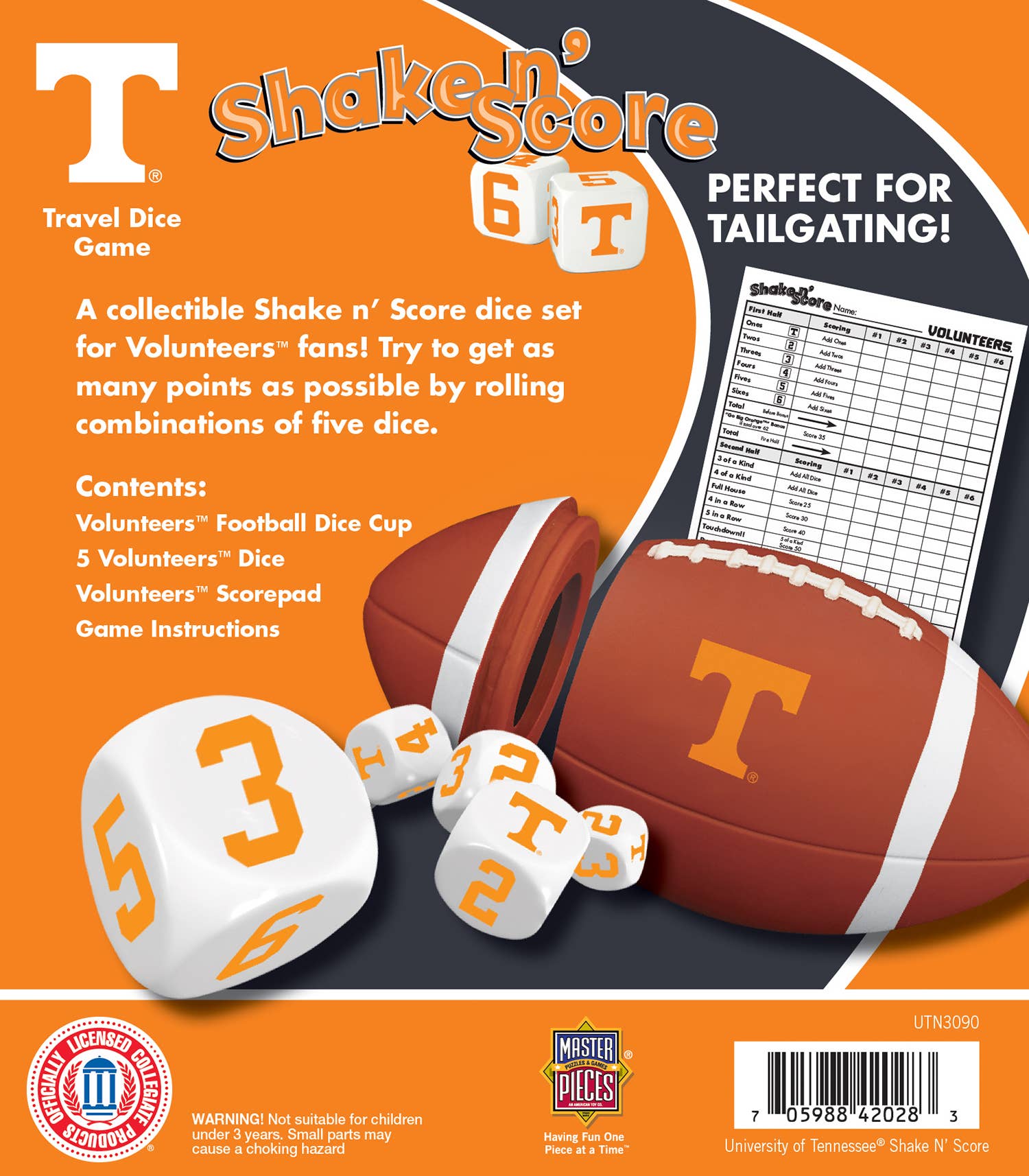 Tennessee Volunteers Shake n' Score