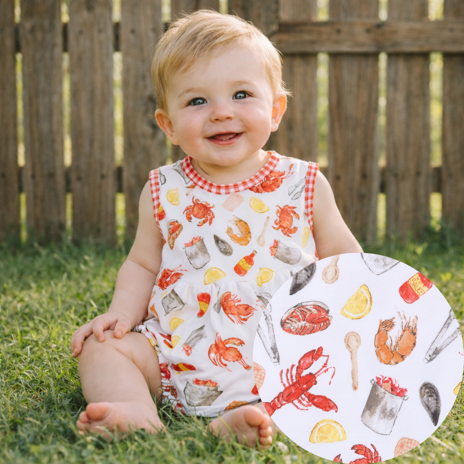 Crawfish Season Sleeveless Bubble