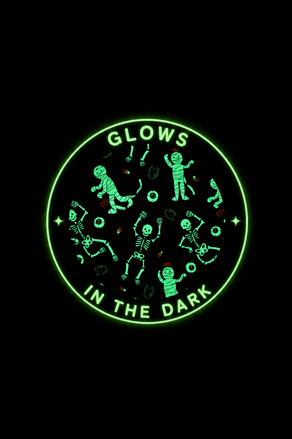 Halloween Glow-in-the-Dark Two-Piece Bamboo Pajama Set | Eye Want Candy