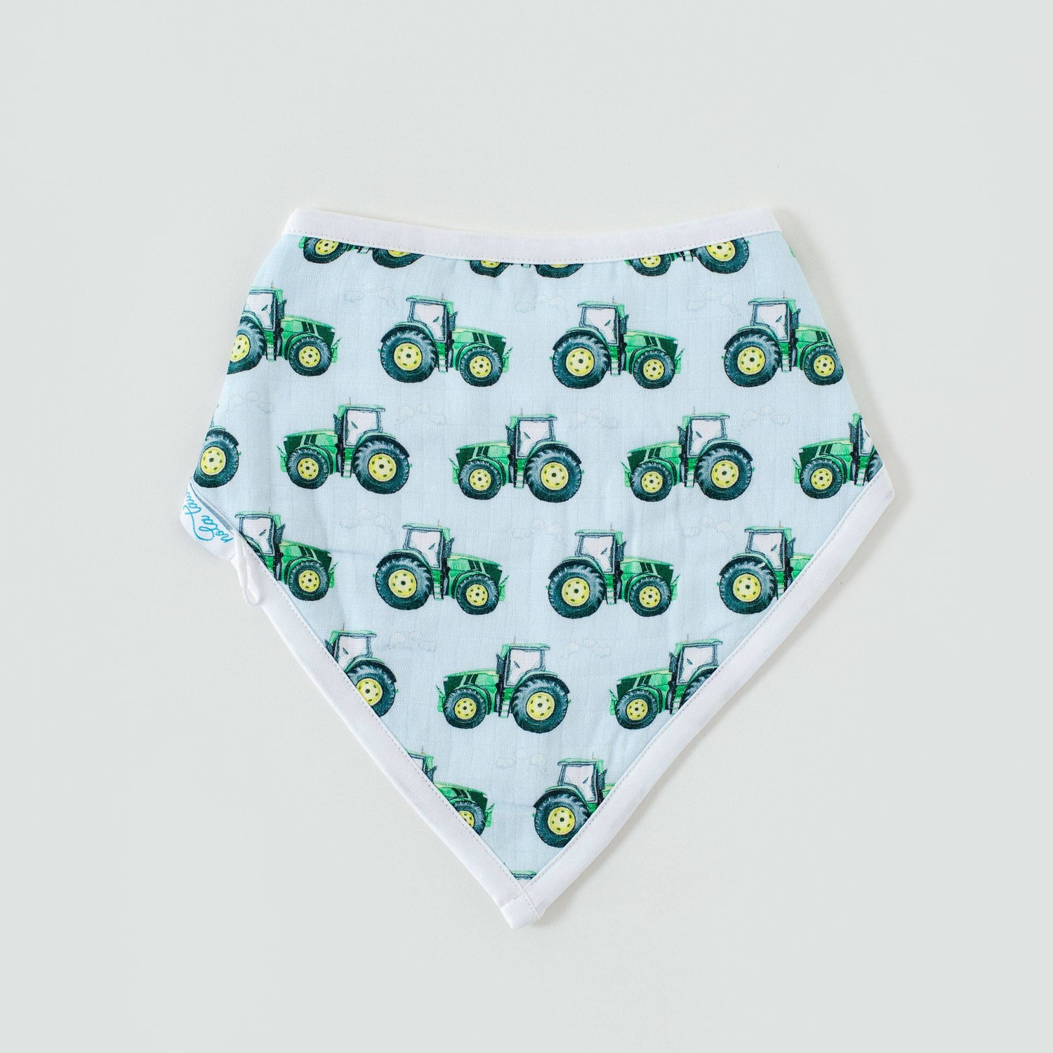 Toot, Toot, Tractor! Organic Muslin Bib