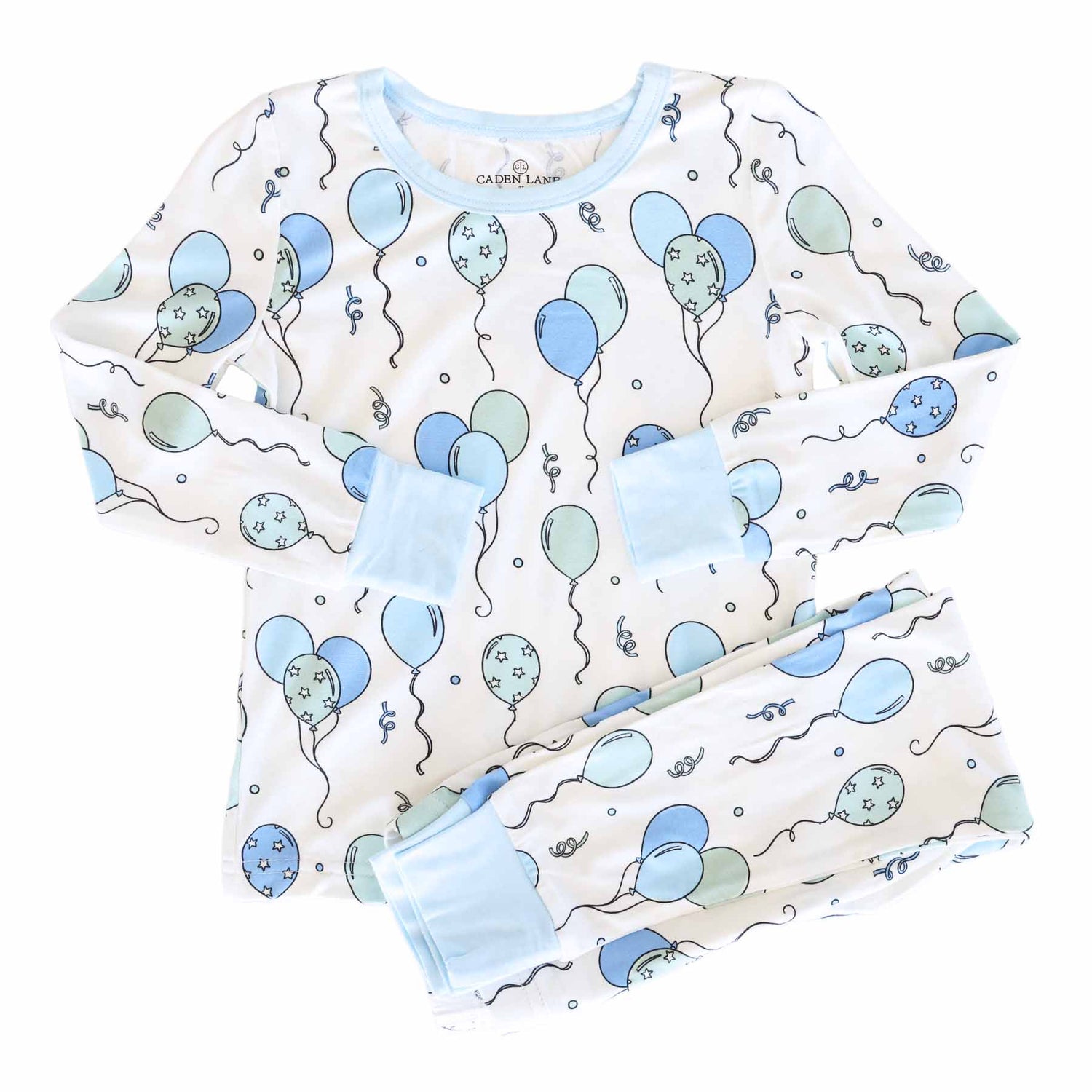 Party Time Two Piece Pajama Set | Blue