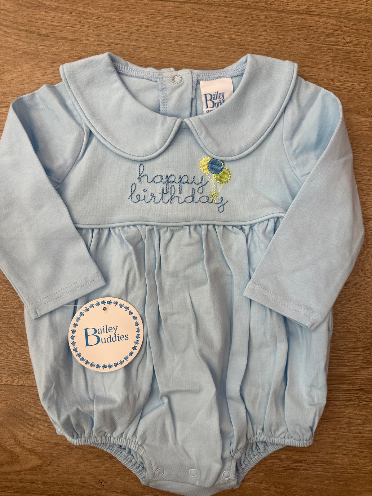 Happy Birthday Boy Infant Knit Bubble