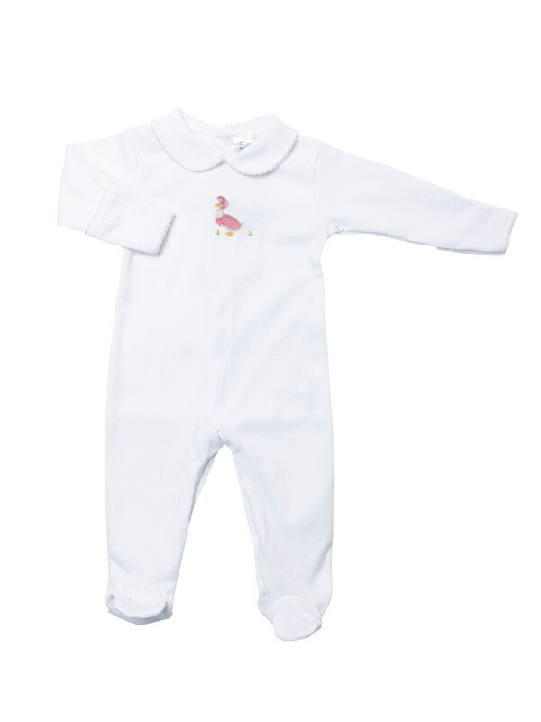 Milly Marie Pima - Mother Goose Collared Pima Footie