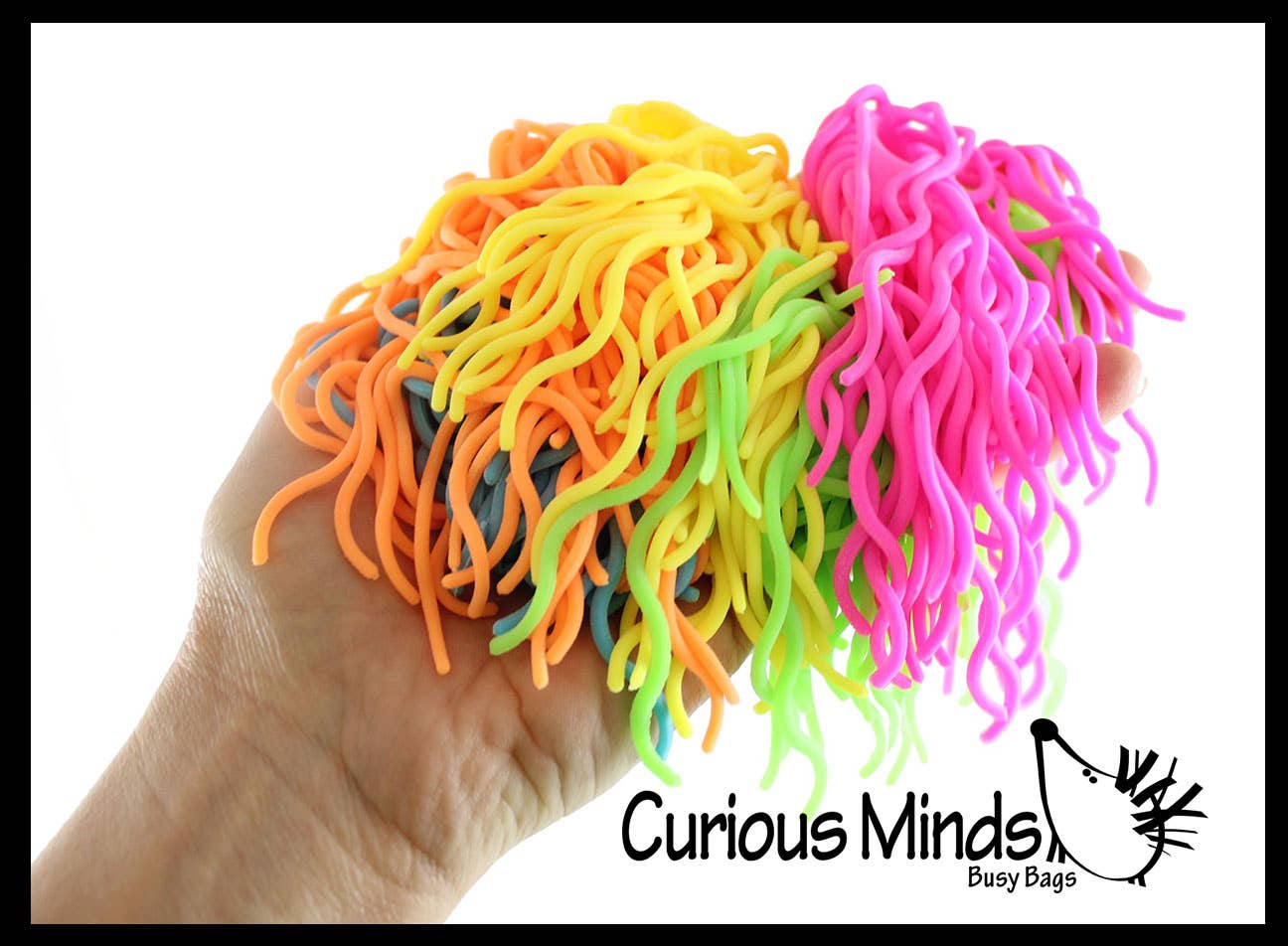 NeeDoh 5 Ramen Stretchy Noodle Strings Fidget Toy - 13" Lo
