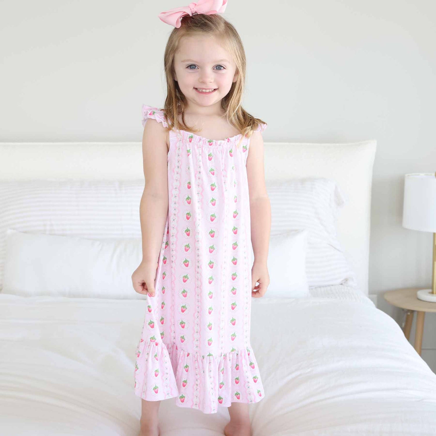 Full Length Ruffle Nightgown | Berry Sweet