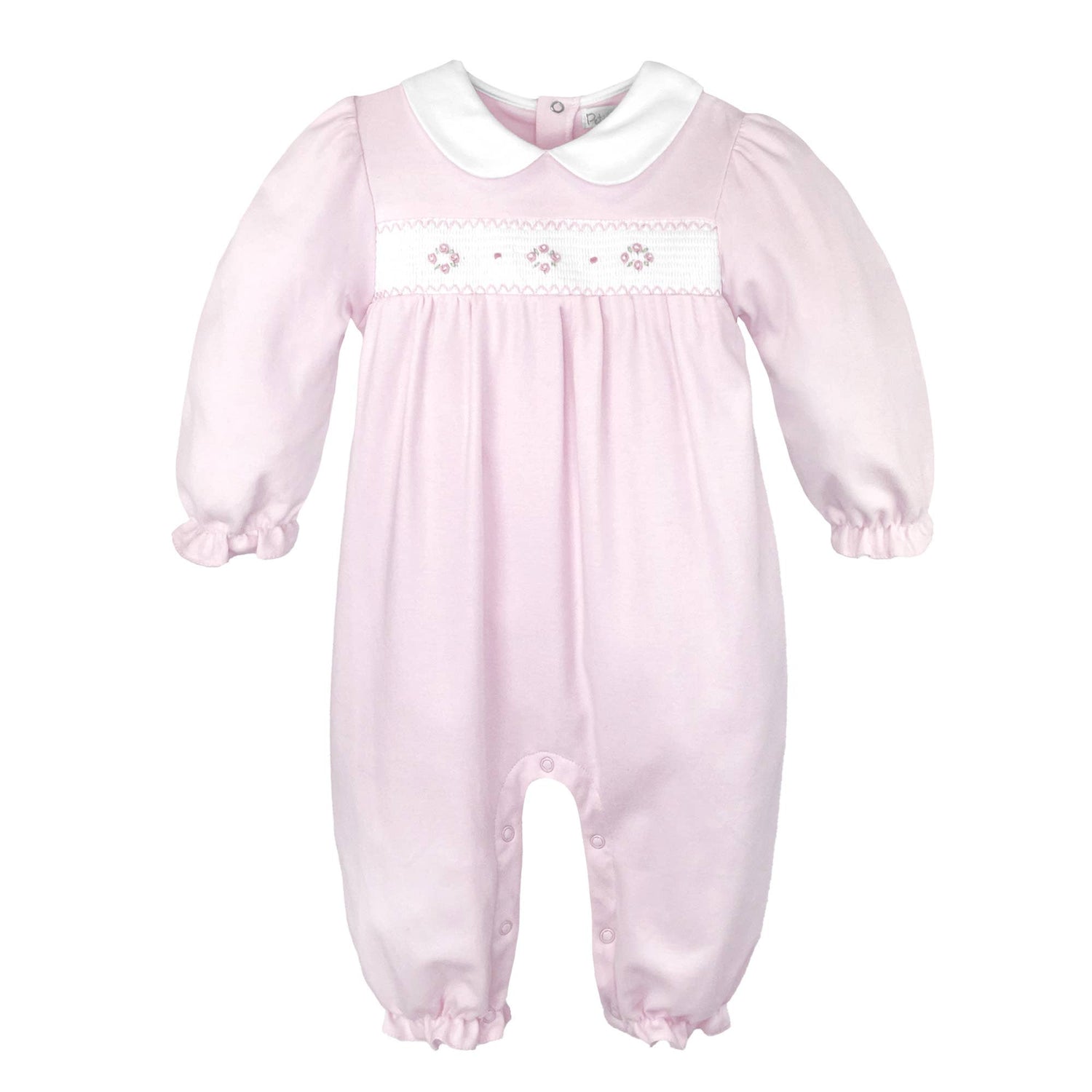 Smocked Flower Knit Longall