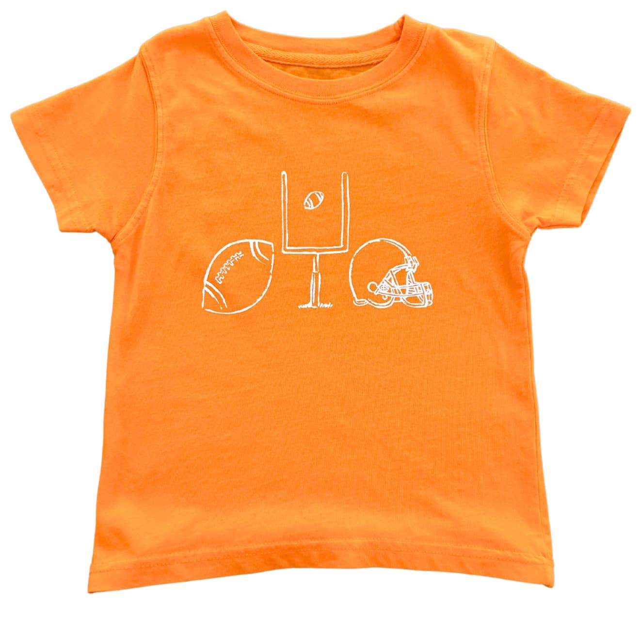 Short-Sleeve Orange/White Football Trio  