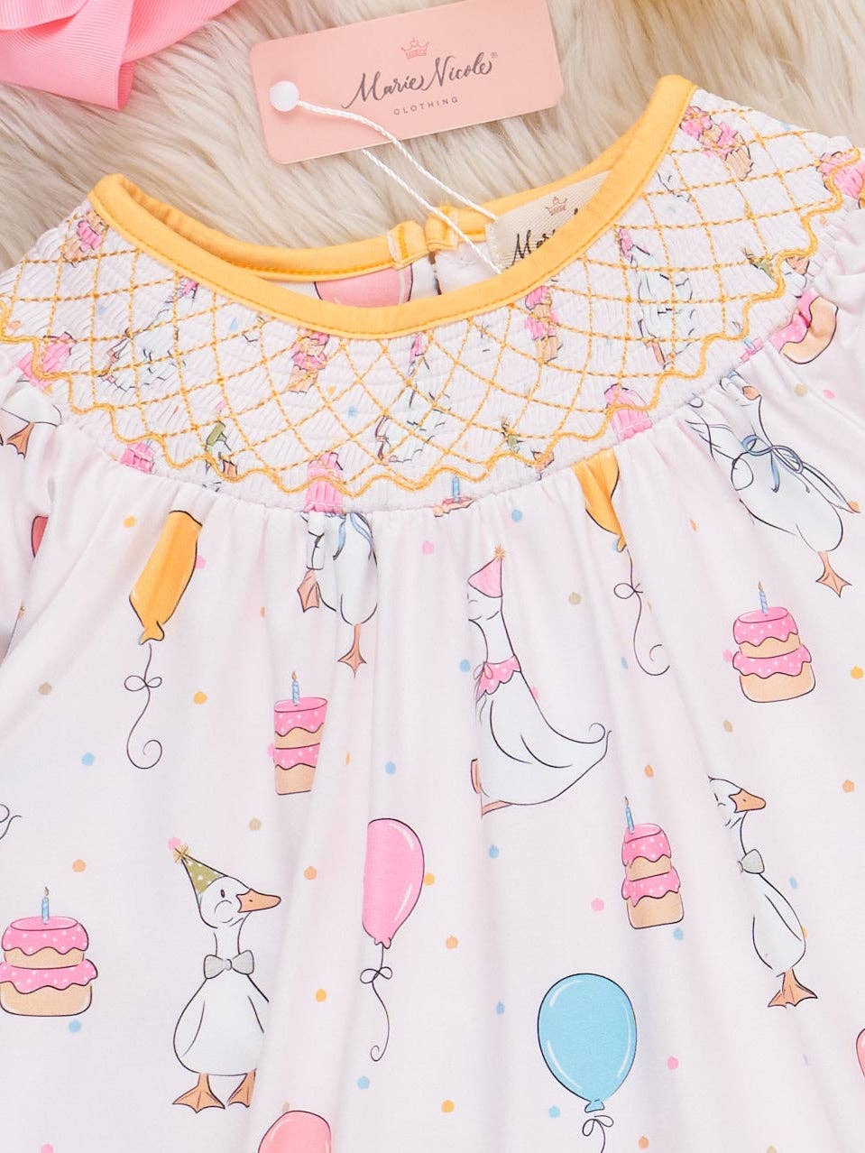 Balloon Bash Smocked Dress