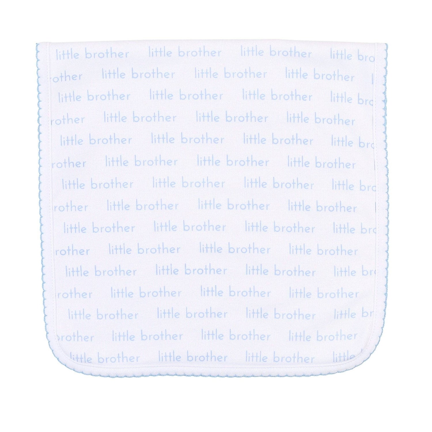 Little Brother Print Burp Cloth