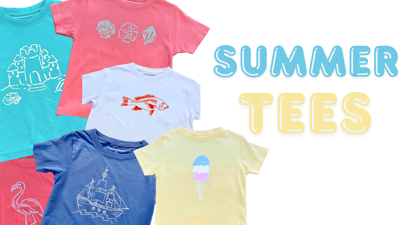 Short-Sleeve Melon Seashells T-Shirt