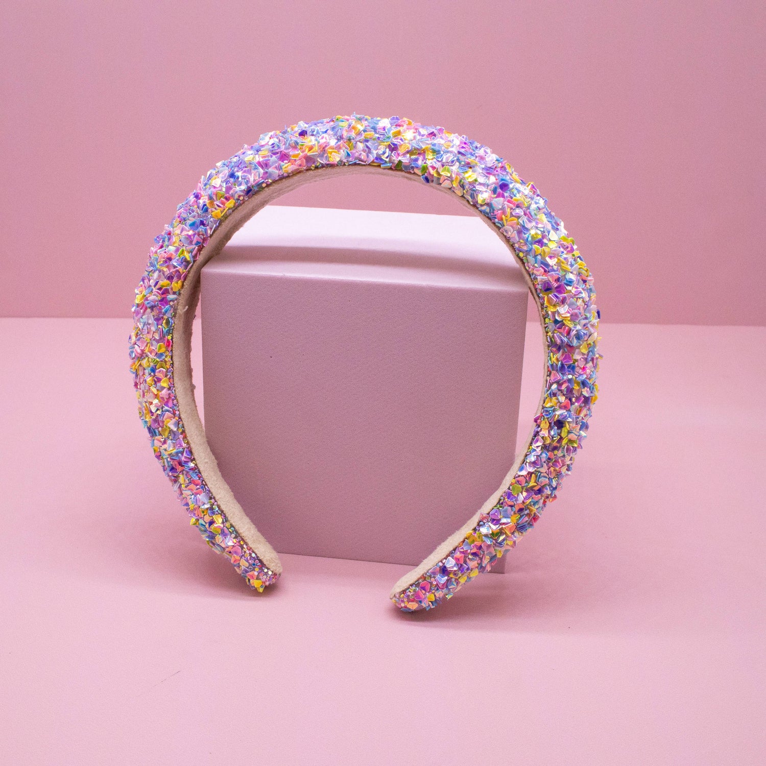 Kids Padded Headband - Chunky Sequin Hair Band