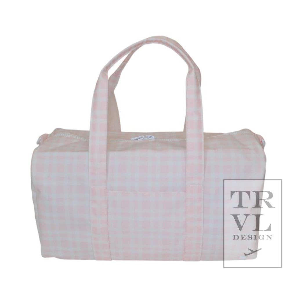 Weekender - Pimlico Plaid Pink Duffel Bag
