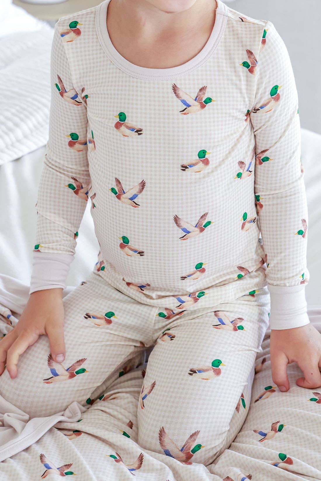 Two Piece Bamboo Pajama Set | Little Mallard