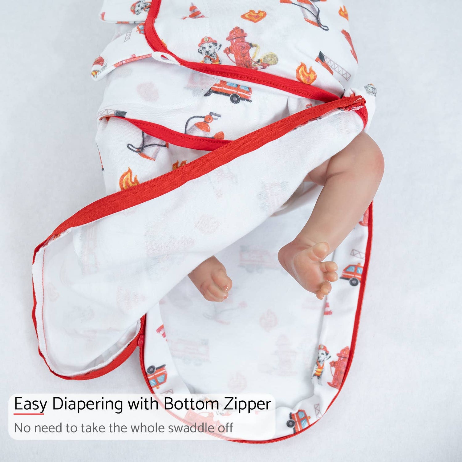 Firehouse Fido Baby Sleep Swaddle, 100% Organic Cotton