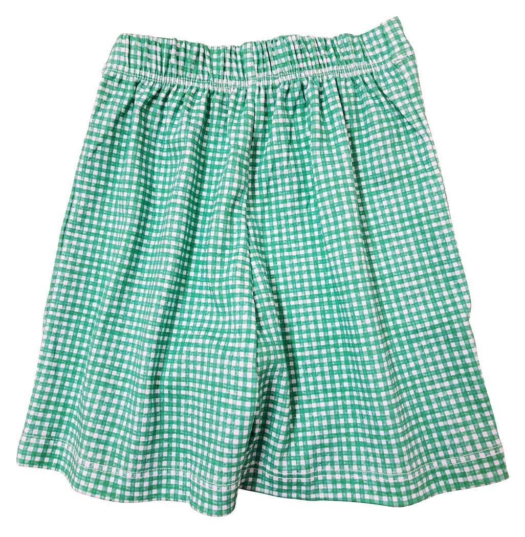 Christmas Nutcracker white top and green boy short set