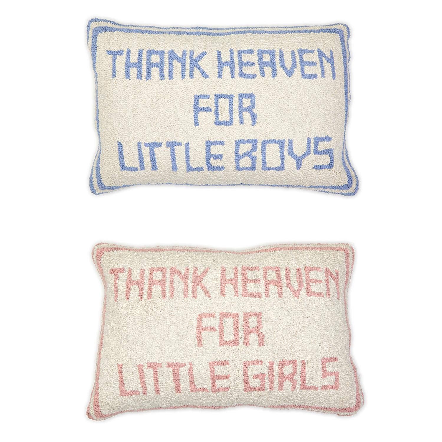 Thank Heaven Embroidery Decorative Throw Pillow