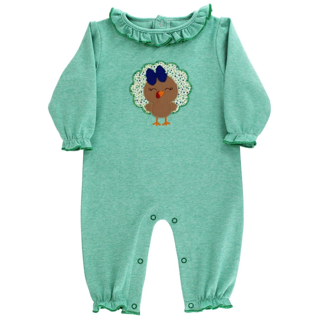 Turkey Tot- Girls Knit Romper