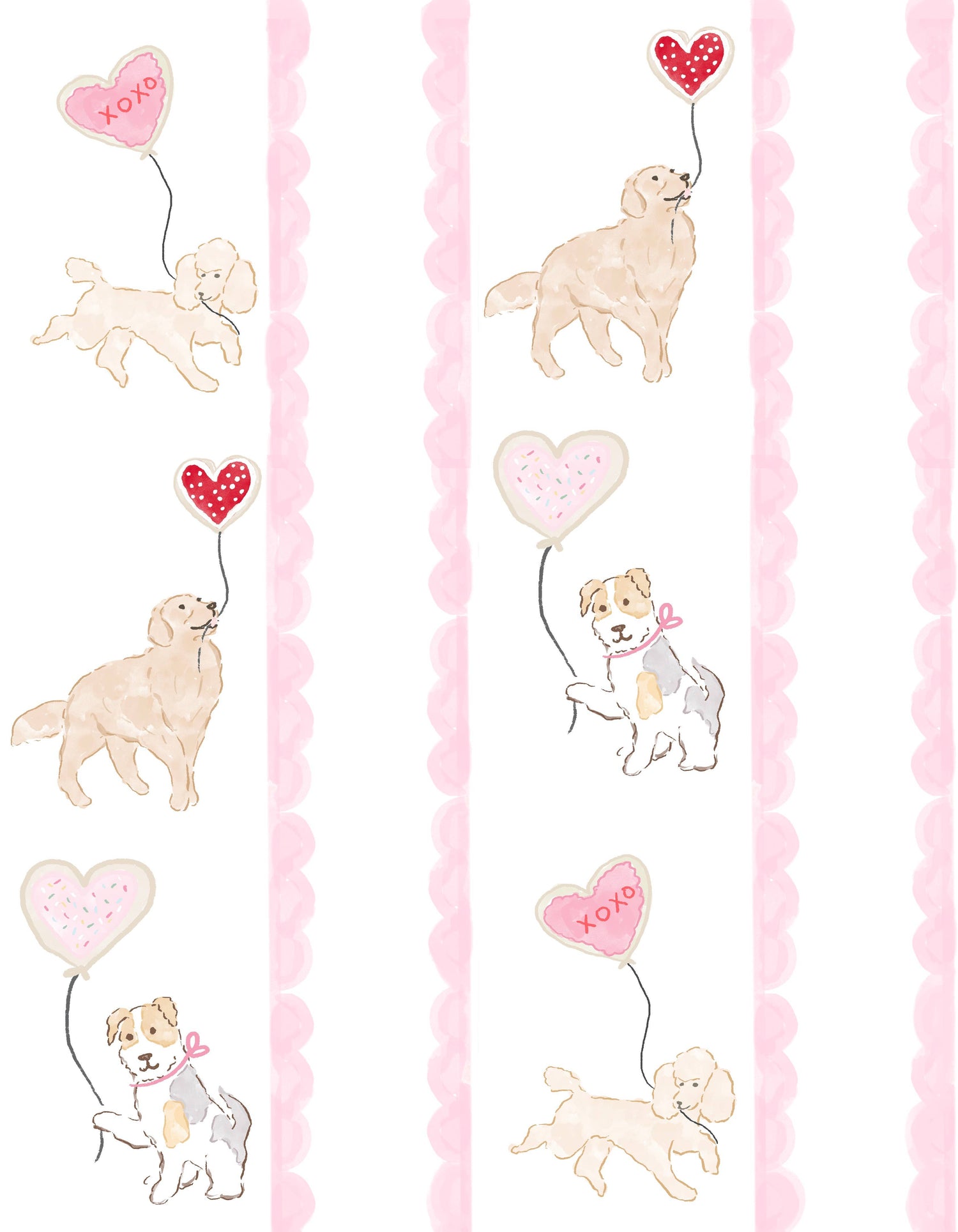 Valentine Pups Nightgown