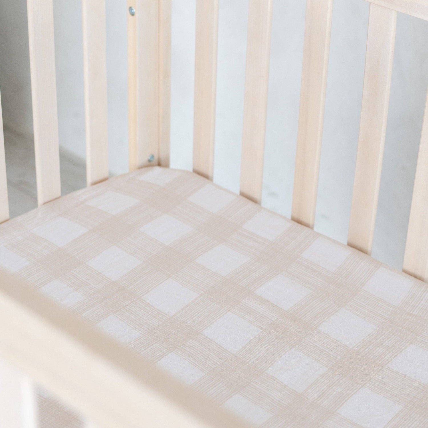 COTTON MUSLIN CRIB SHEETS