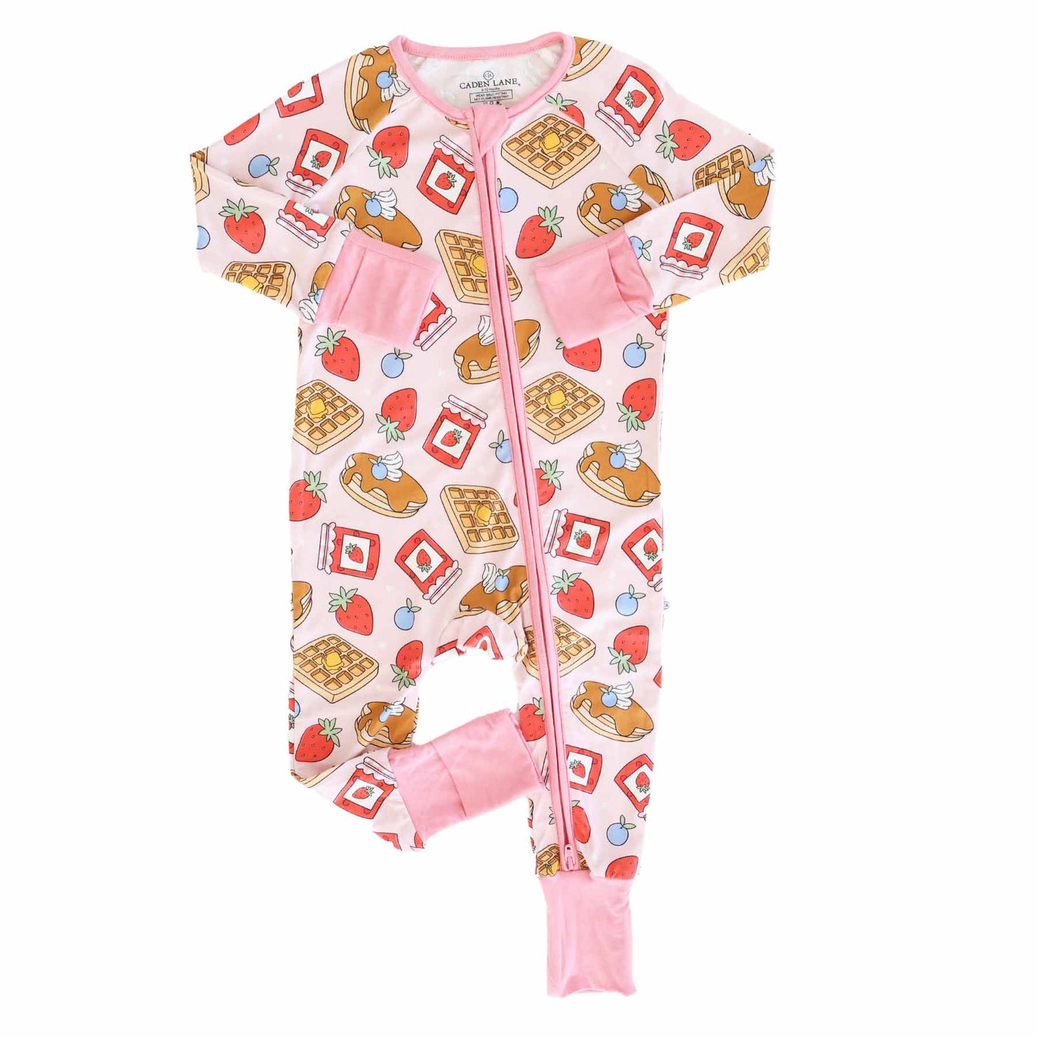 Sweet Stacks Convertible Zip Romper | Pink
