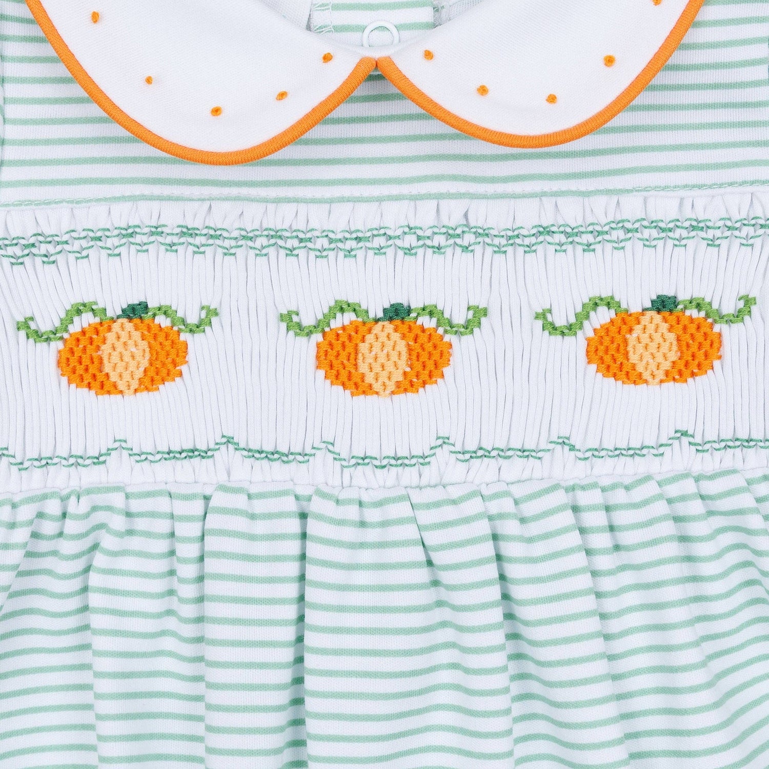 Lil' Pumpkin Classics Smocked Short Sleeve Dress
