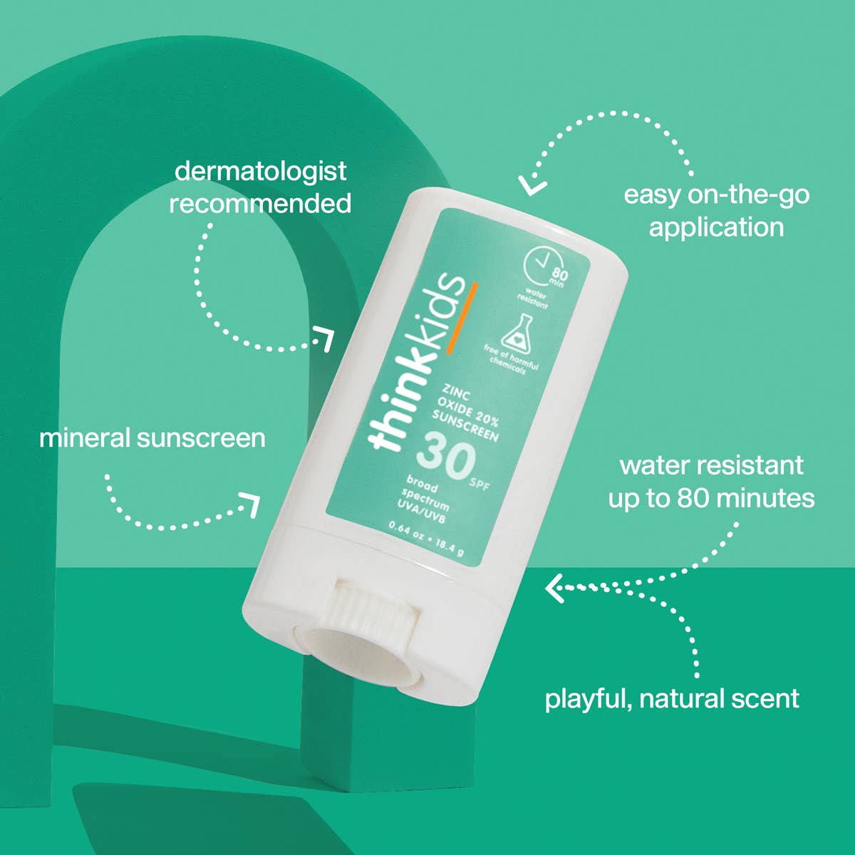 Think Kids SPF 30 Face & Body Sunscreen Stick