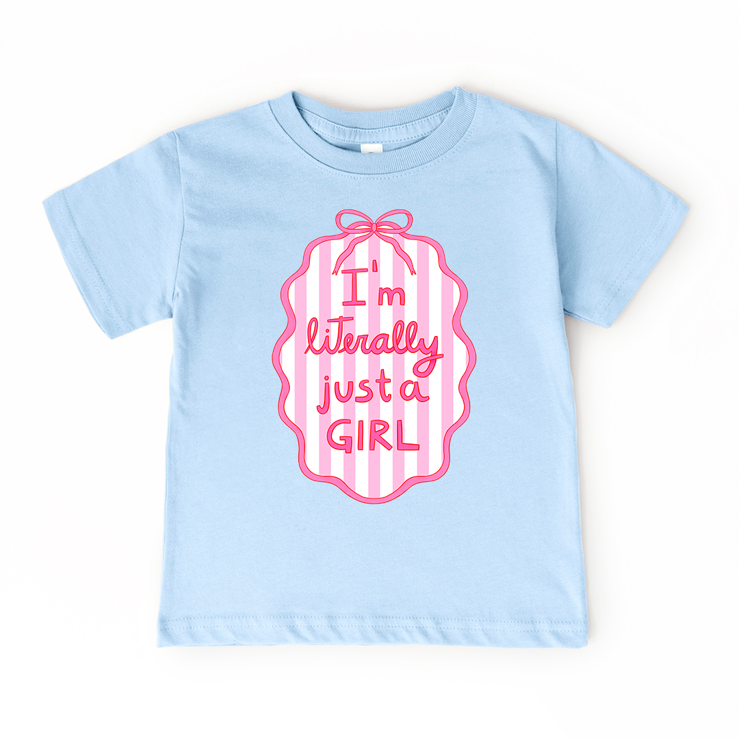 Girls Spring + Summer Graphic Tee | I'm Just a Girl
