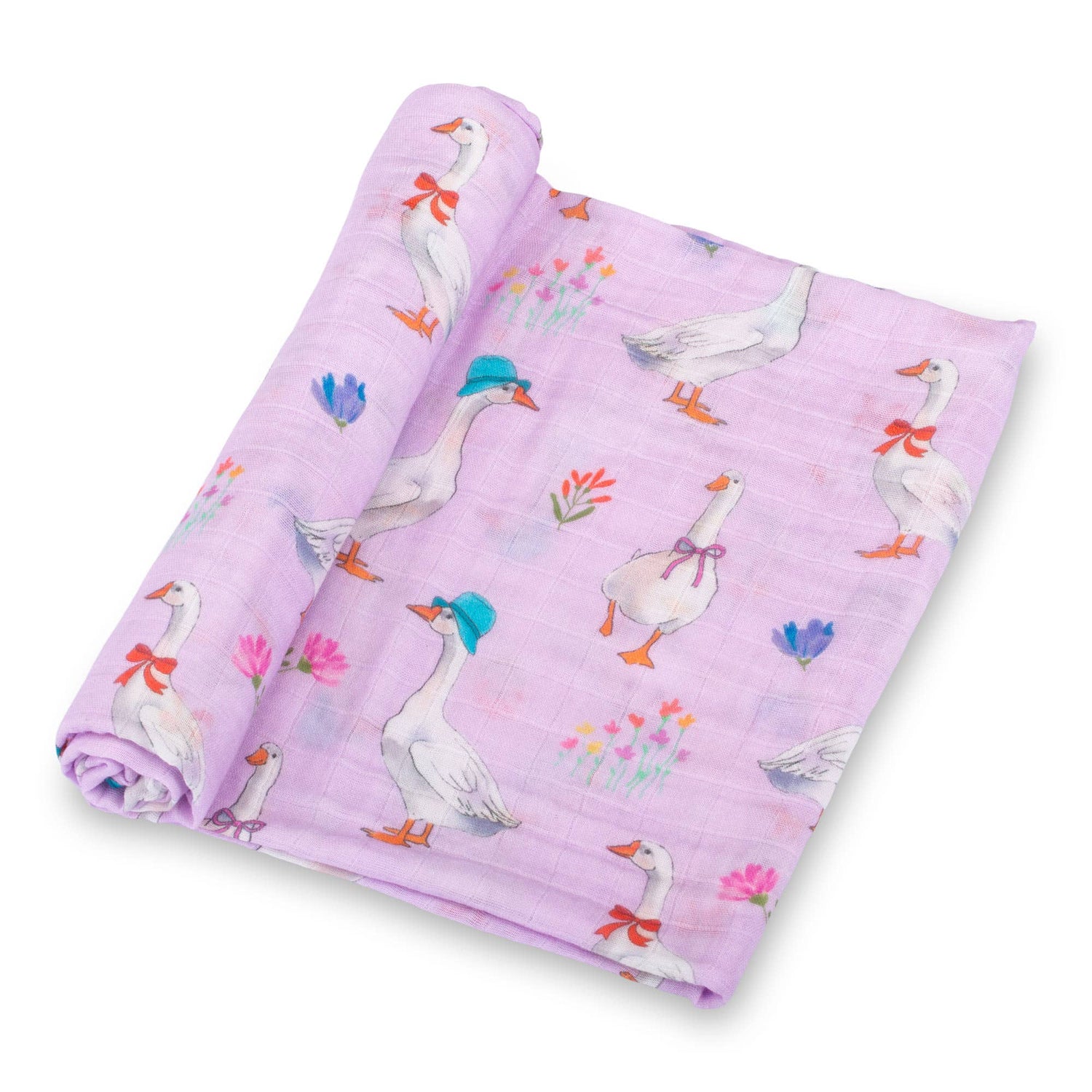 Cute Goose Baby 100% Cotton Muslin Swaddle Blanket