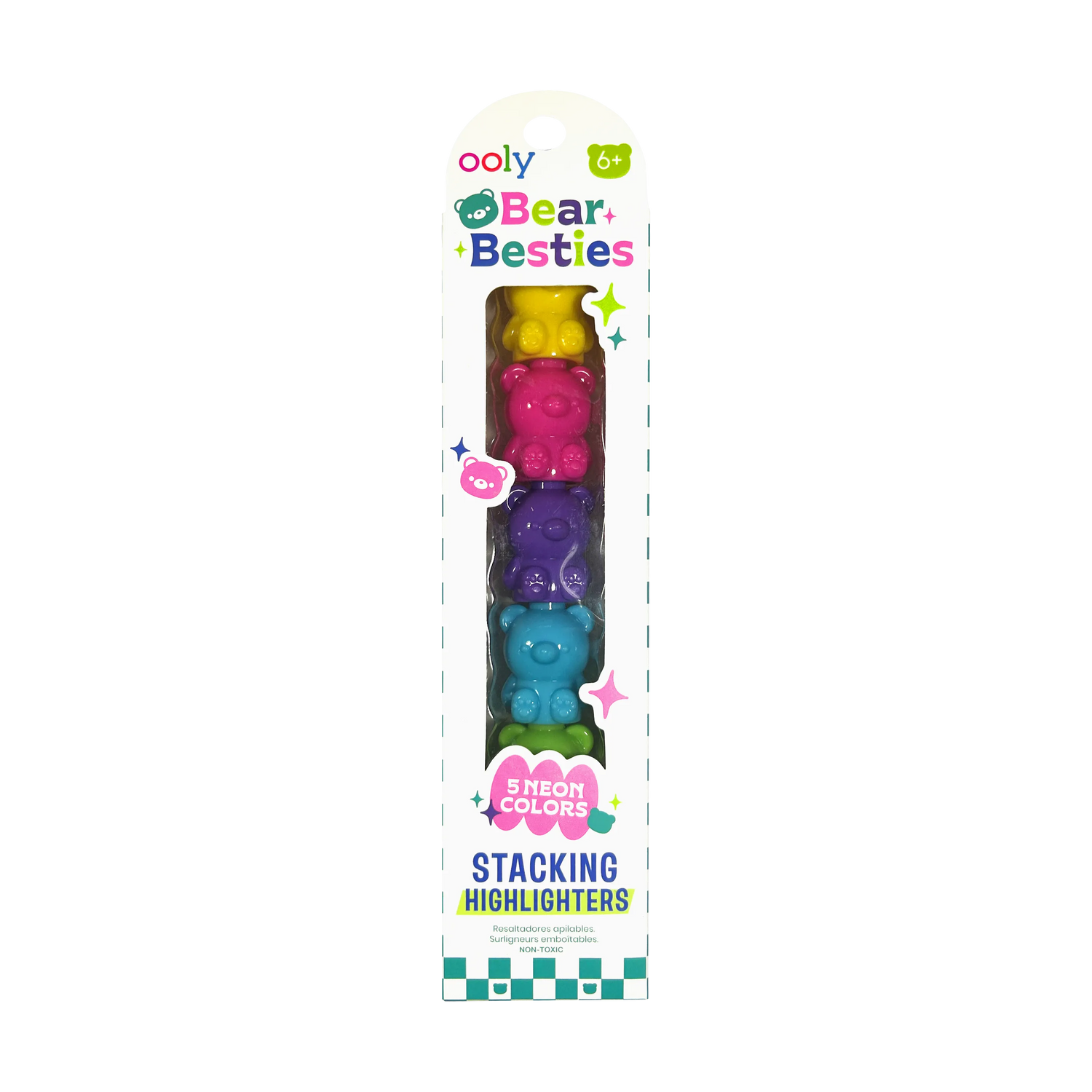 Bear Besties: Stacking Highlighters - Single (1 Stick / Box)