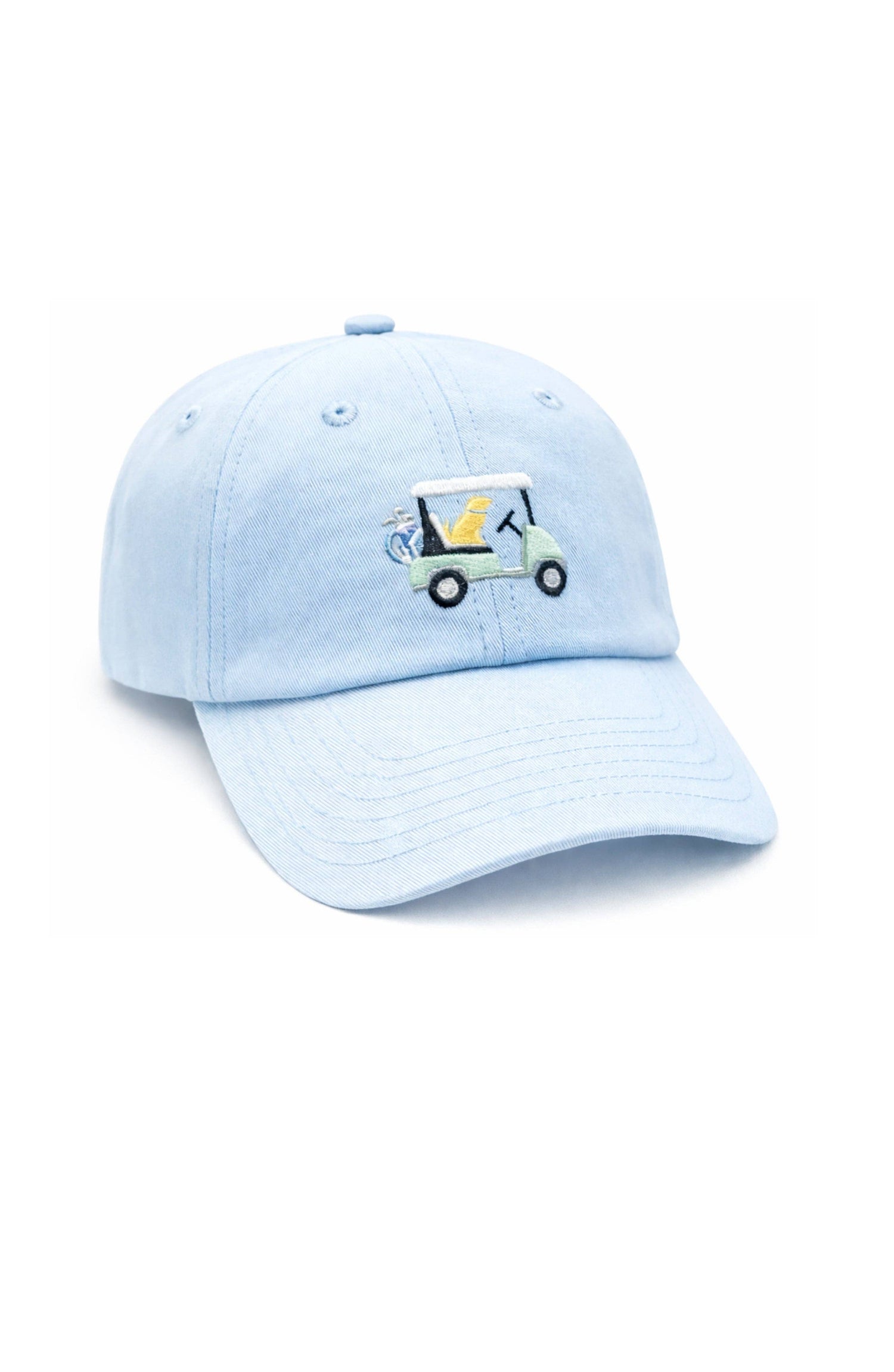Dog in Golf Cart Baseball Hat (Baby, Youth)