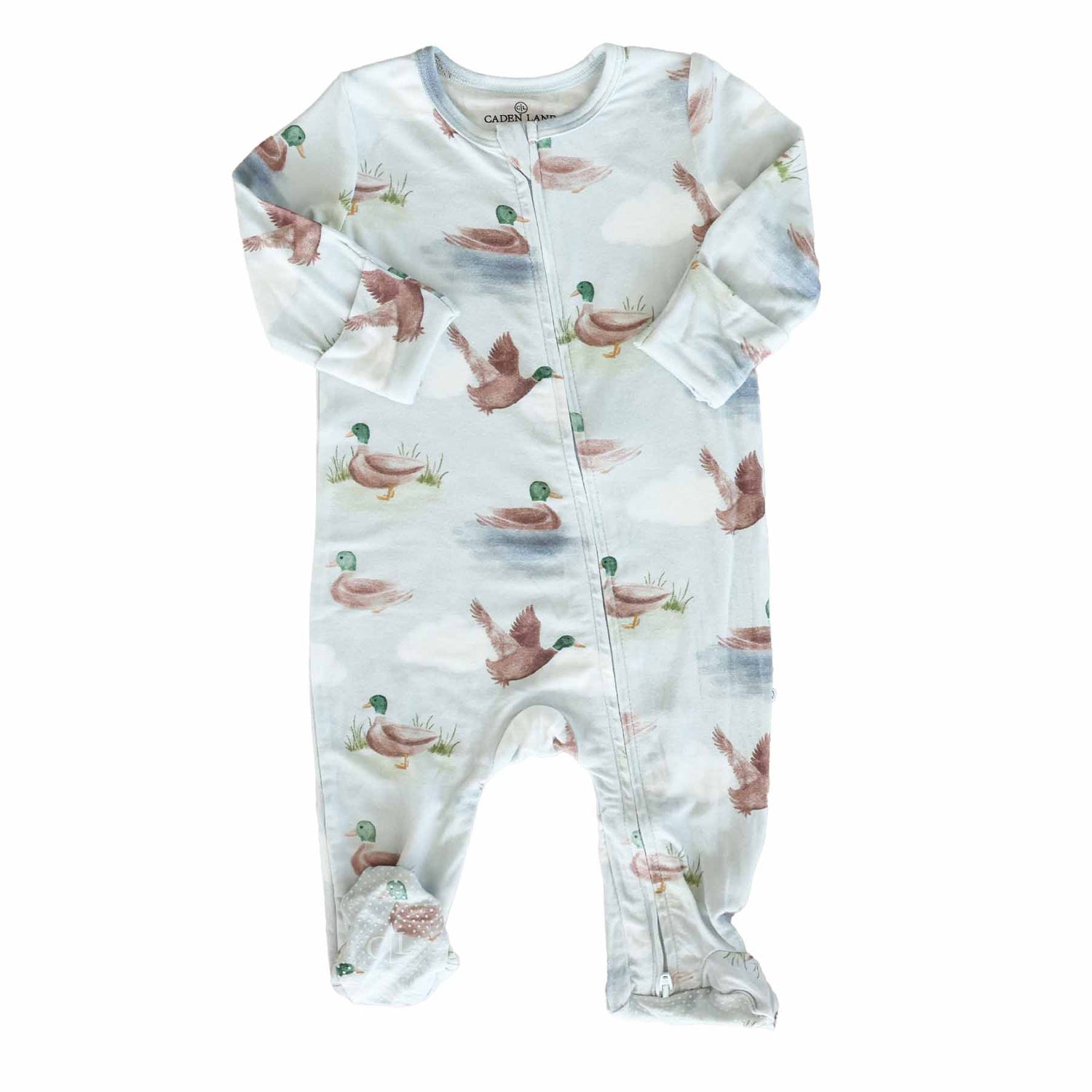 Little Duckling Zipper Footie