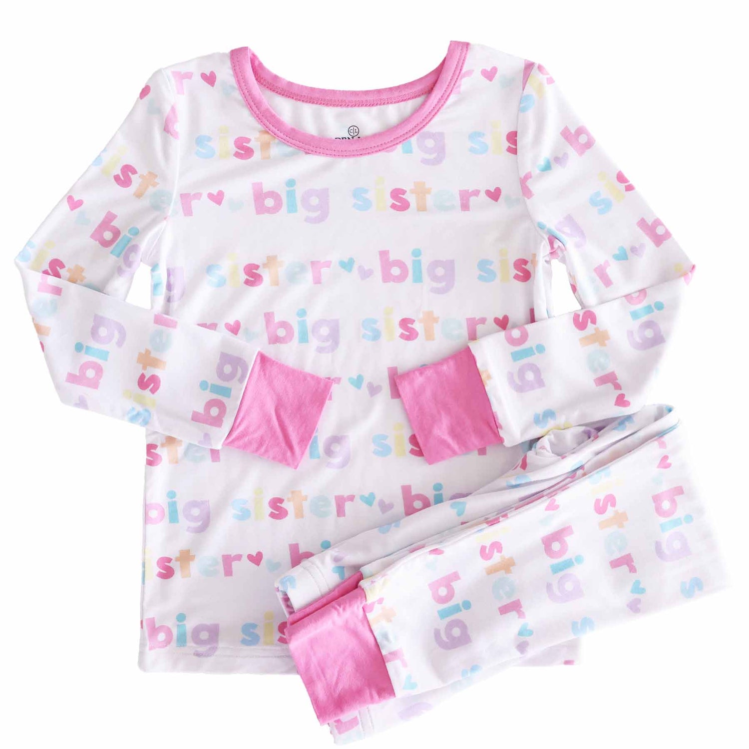 Big Sister Two Piece Pajama Set