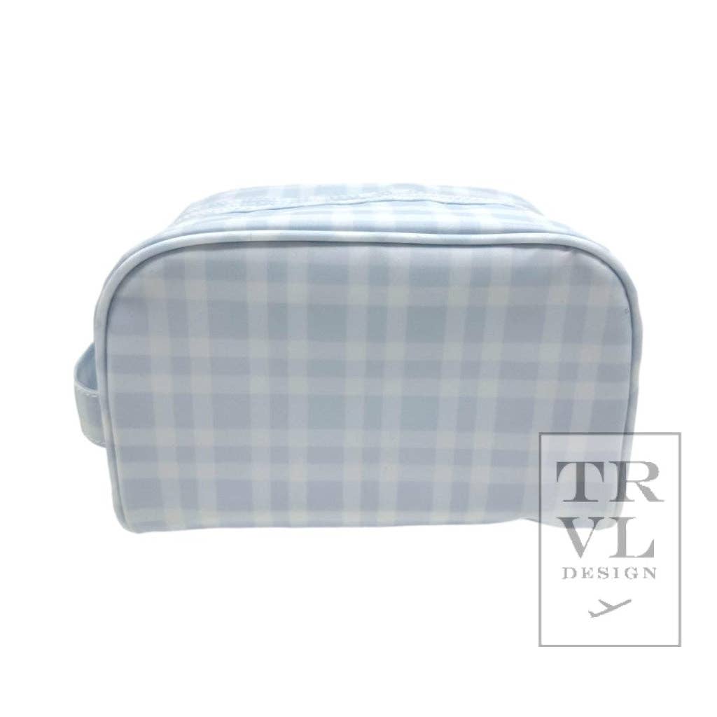 Stow It - Pimlico Plaid Blue Dopp Bag