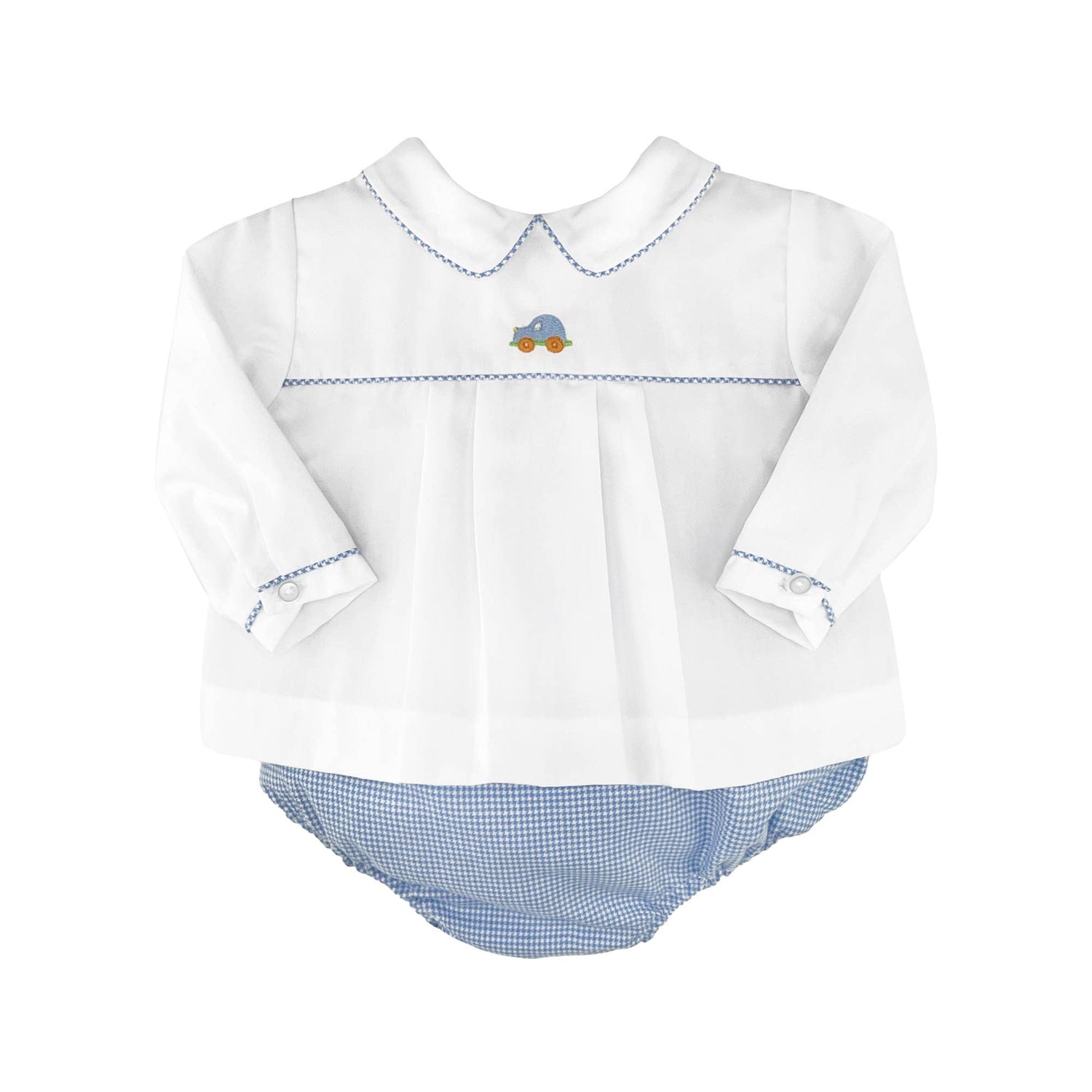 Embroidered Car Diaper Set